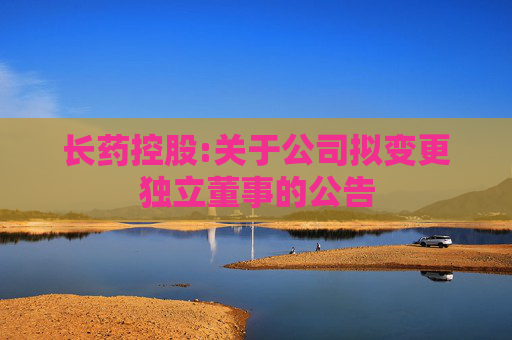 长药控股:关于公司拟变更独立董事的公告
