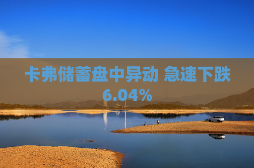 卡弗储蓄盘中异动 急速下跌6.04%