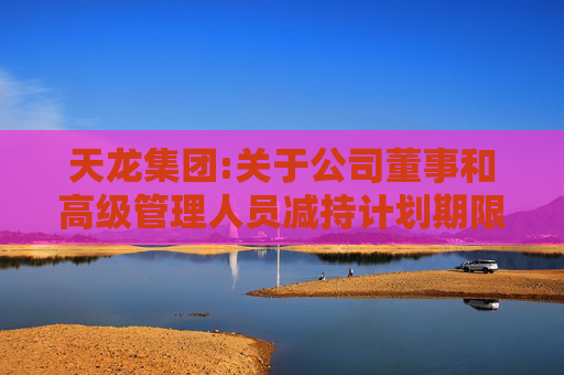 天龙集团:关于公司董事和高级管理人员减持计划期限届满暨实施情况的公告