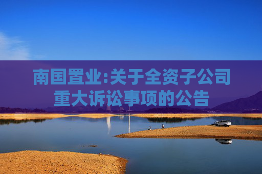 南国置业:关于全资子公司重大诉讼事项的公告