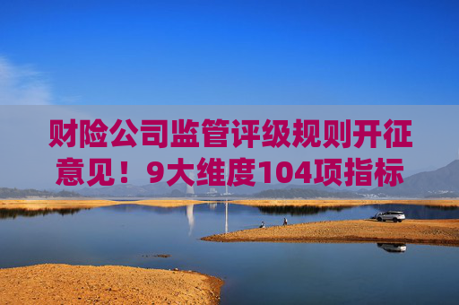 财险公司监管评级规则开征意见！9大维度104项指标统筹风险和发展 中小险企期待差异化监管尽快落地