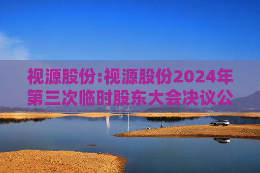 视源股份:视源股份2024年第三次临时股东大会决议公告