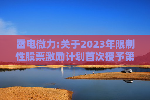 雷电微力:关于2023年限制性股票激励计划首次授予第一期归属条件成就的公告