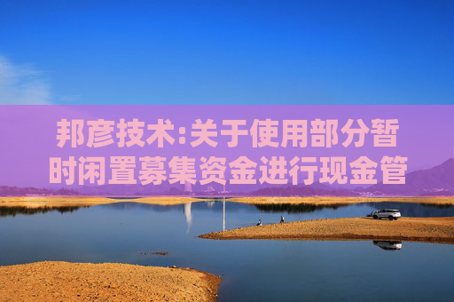 邦彦技术:关于使用部分暂时闲置募集资金进行现金管理的公告