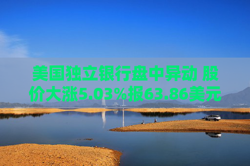 美国独立银行盘中异动 股价大涨5.03%报63.86美元