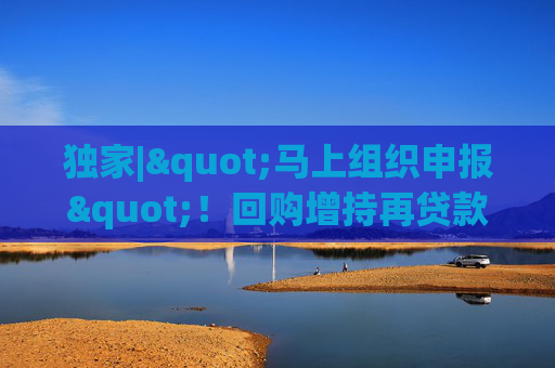 独家|"马上组织申报"！回购增持再贷款案例即将落地，大行火速摸底上市公司意向