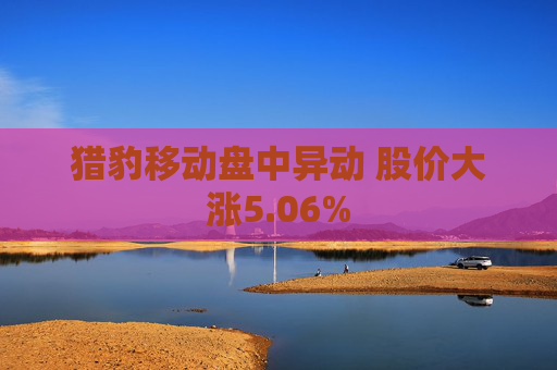 猎豹移动盘中异动 股价大涨5.06%