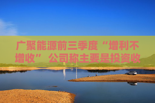 广聚能源前三季度“增利不增收” 公司称主要是投资收益增长