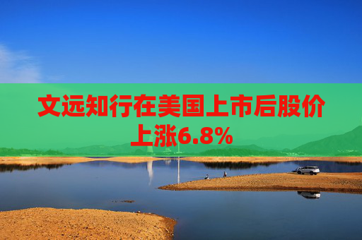 文远知行在美国上市后股价上涨6.8%