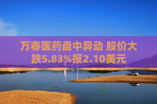万春医药盘中异动 股价大跌5.83%报2.10美元