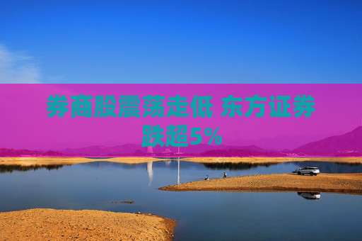券商股震荡走低 东方证券跌超5%