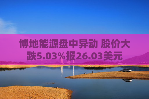 博地能源盘中异动 股价大跌5.03%报26.03美元