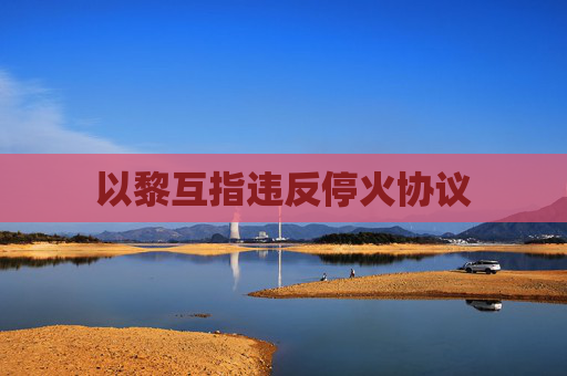以黎互指违反停火协议