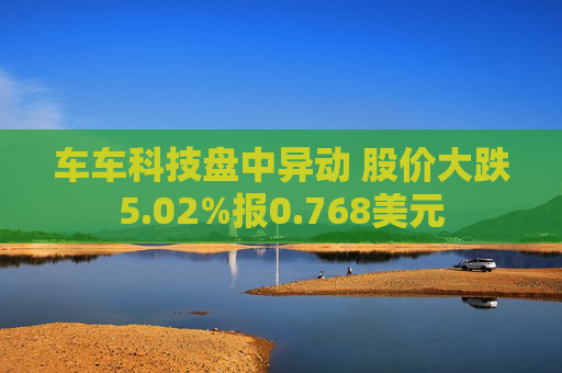 车车科技盘中异动 股价大跌5.02%报0.768美元