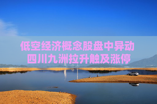 低空经济概念股盘中异动 四川九洲拉升触及涨停