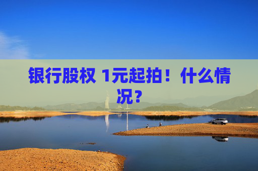 银行股权 1元起拍！什么情况？