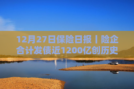 12月27日保险日报丨险企合计发债近1200亿创历史新高，年内15家险企股权挂牌，险企奋战“开门红”！