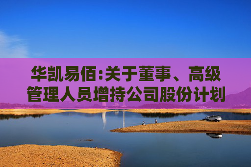 华凯易佰:关于董事、高级管理人员增持公司股份计划实施完毕暨增持结果的公告
