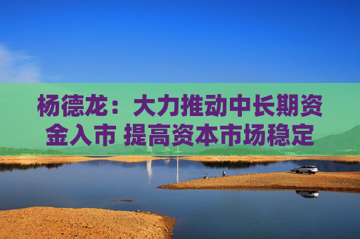杨德龙：大力推动中长期资金入市 提高资本市场稳定性和可投资性