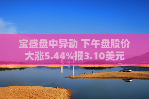 宝盛盘中异动 下午盘股价大涨5.44%报3.10美元