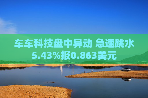 车车科技盘中异动 急速跳水5.43%报0.863美元