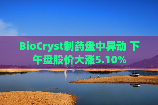BioCryst制药盘中异动 下午盘股价大涨5.10%