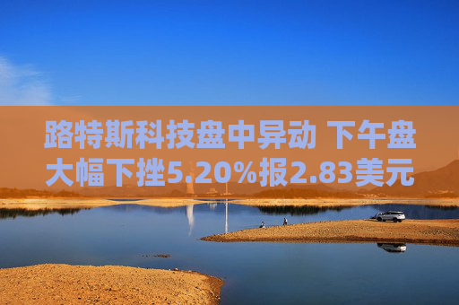 路特斯科技盘中异动 下午盘大幅下挫5.20%报2.83美元