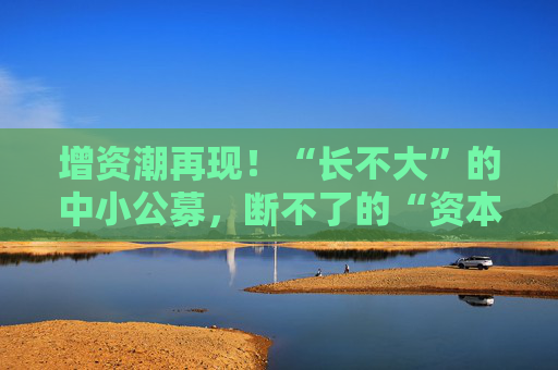 增资潮再现！“长不大”的中小公募，断不了的“资本脐带”