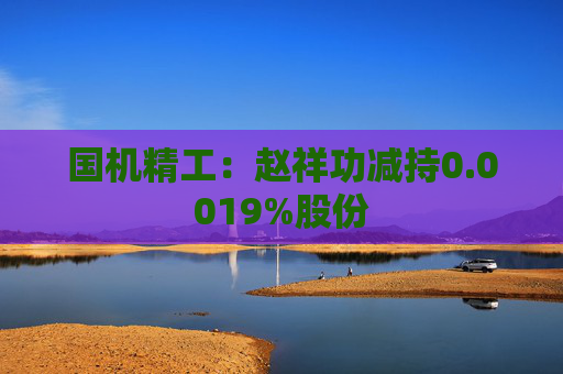 国机精工：赵祥功减持0.0019%股份