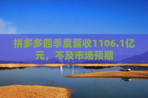 拼多多四季度营收1106.1亿元，不及市场预期