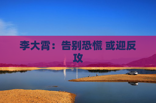 李大霄：告别恐慌 或迎反攻