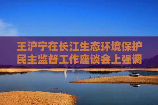 王沪宁在长江生态环境保护民主监督工作座谈会上强调 深入学习贯彻习近平生态文明思想 做深做实长江生态环境保护民主监督工作