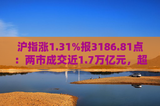 沪指涨1.31%报3186.81点：两市成交近1.7万亿元，超4500股飘红