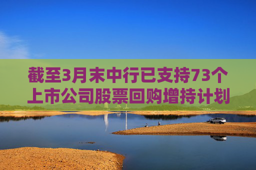 截至3月末中行已支持73个上市公司股票回购增持计划