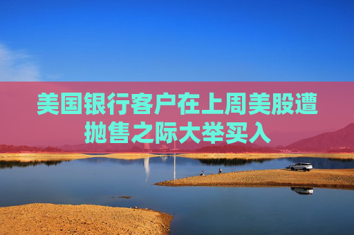 美国银行客户在上周美股遭抛售之际大举买入
