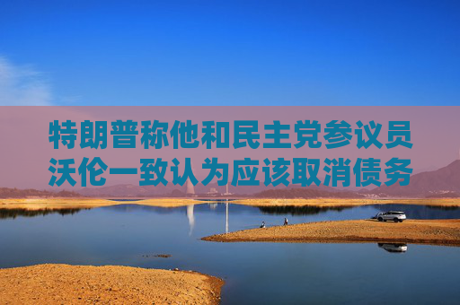 特朗普称他和民主党参议员沃伦一致认为应该取消债务上限