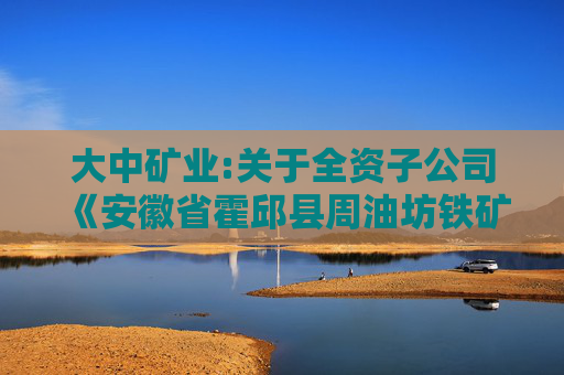 大中矿业:关于全资子公司《安徽省霍邱县周油坊铁矿资源储量核实及深部勘探报告》矿产资源储量通过评审备案的公告