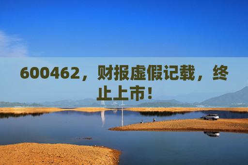600462，财报虚假记载，终止上市！