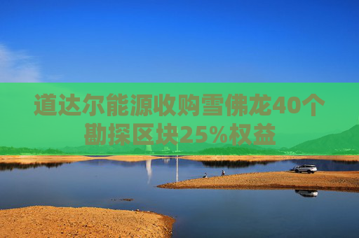 道达尔能源收购雪佛龙40个勘探区块25%权益