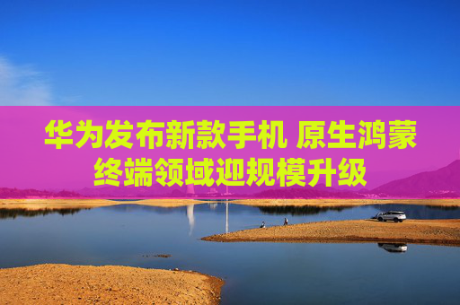 华为发布新款手机 原生鸿蒙终端领域迎规模升级