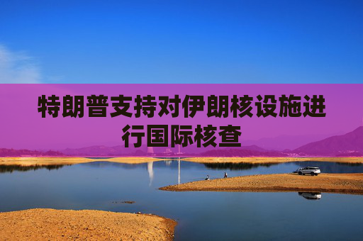 特朗普支持对伊朗核设施进行国际核查