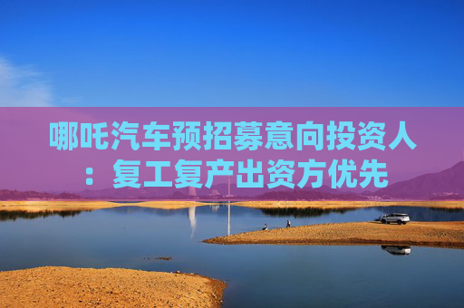 哪吒汽车预招募意向投资人：复工复产出资方优先
