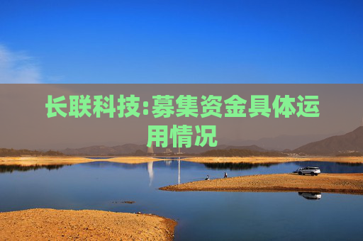 长联科技:募集资金具体运用情况