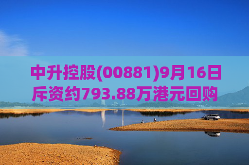 中升控股(00881)9月16日斥资约793.88万港元回购88.9万股