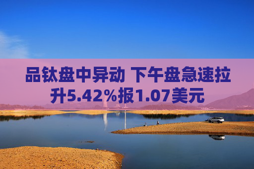 品钛盘中异动 下午盘急速拉升5.42%报1.07美元