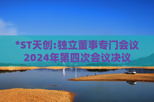*ST天创:独立董事专门会议2024年第四次会议决议