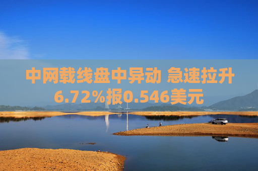 中网载线盘中异动 急速拉升6.72%报0.546美元