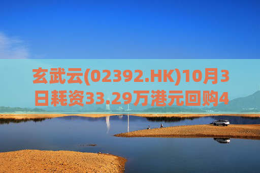 玄武云(02392.HK)10月3日耗资33.29万港元回购40.85万股