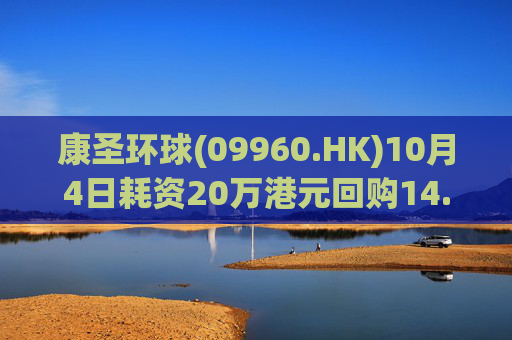 康圣环球(09960.HK)10月4日耗资20万港元回购14.6万股