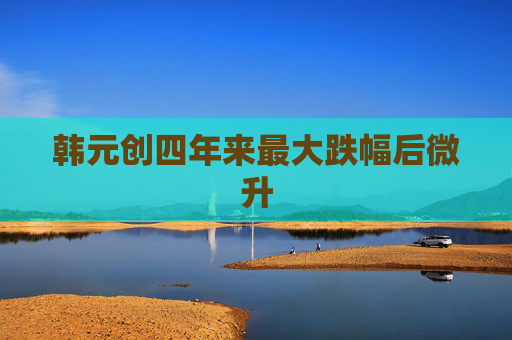 韩元创四年来最大跌幅后微升